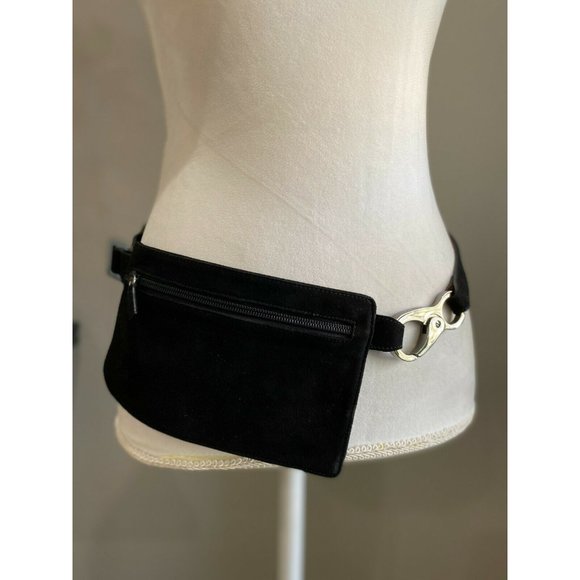 Ralph Lauren Handbags - Ralph Lauren Mini Adjustable Suede Belt Bag Fanny